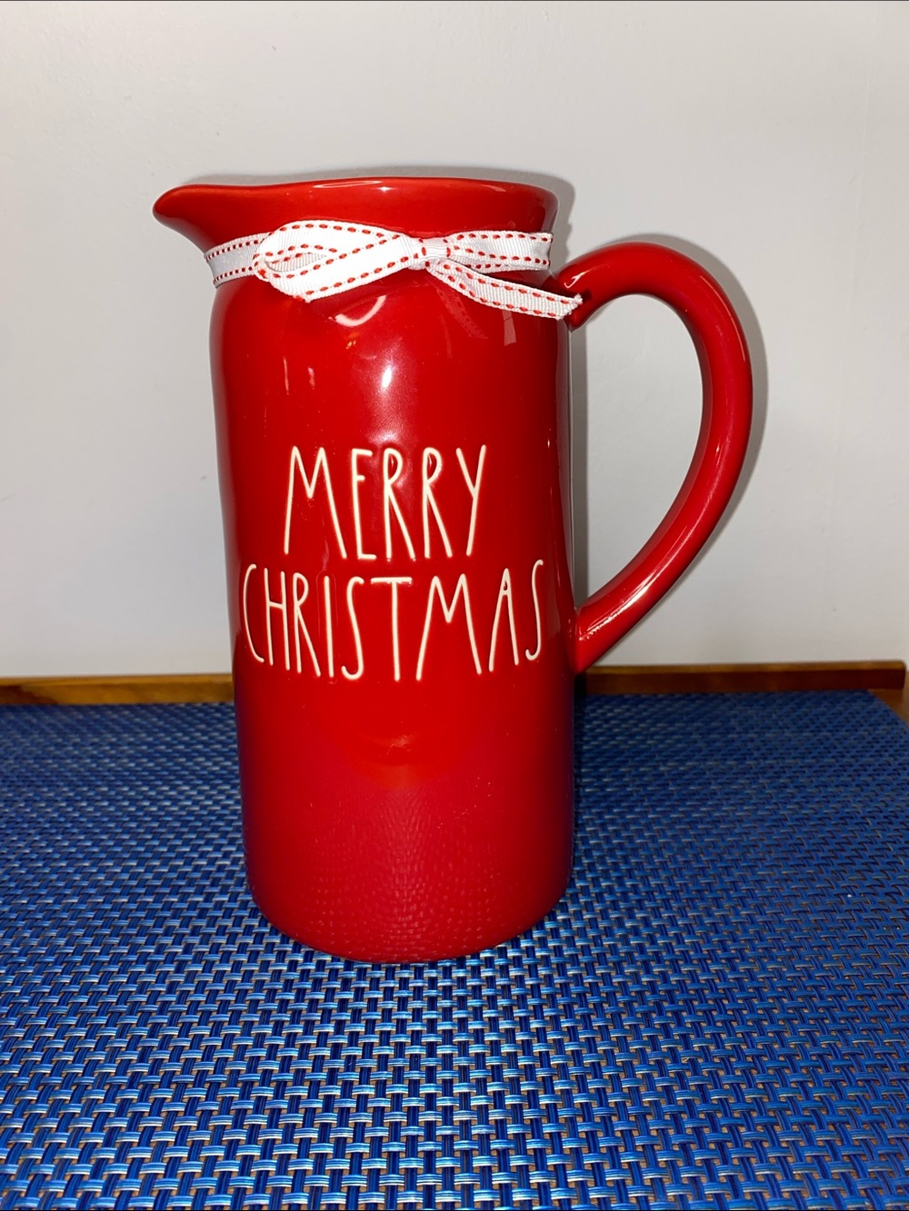 Rae Dunn Merry Christmas Pitcher